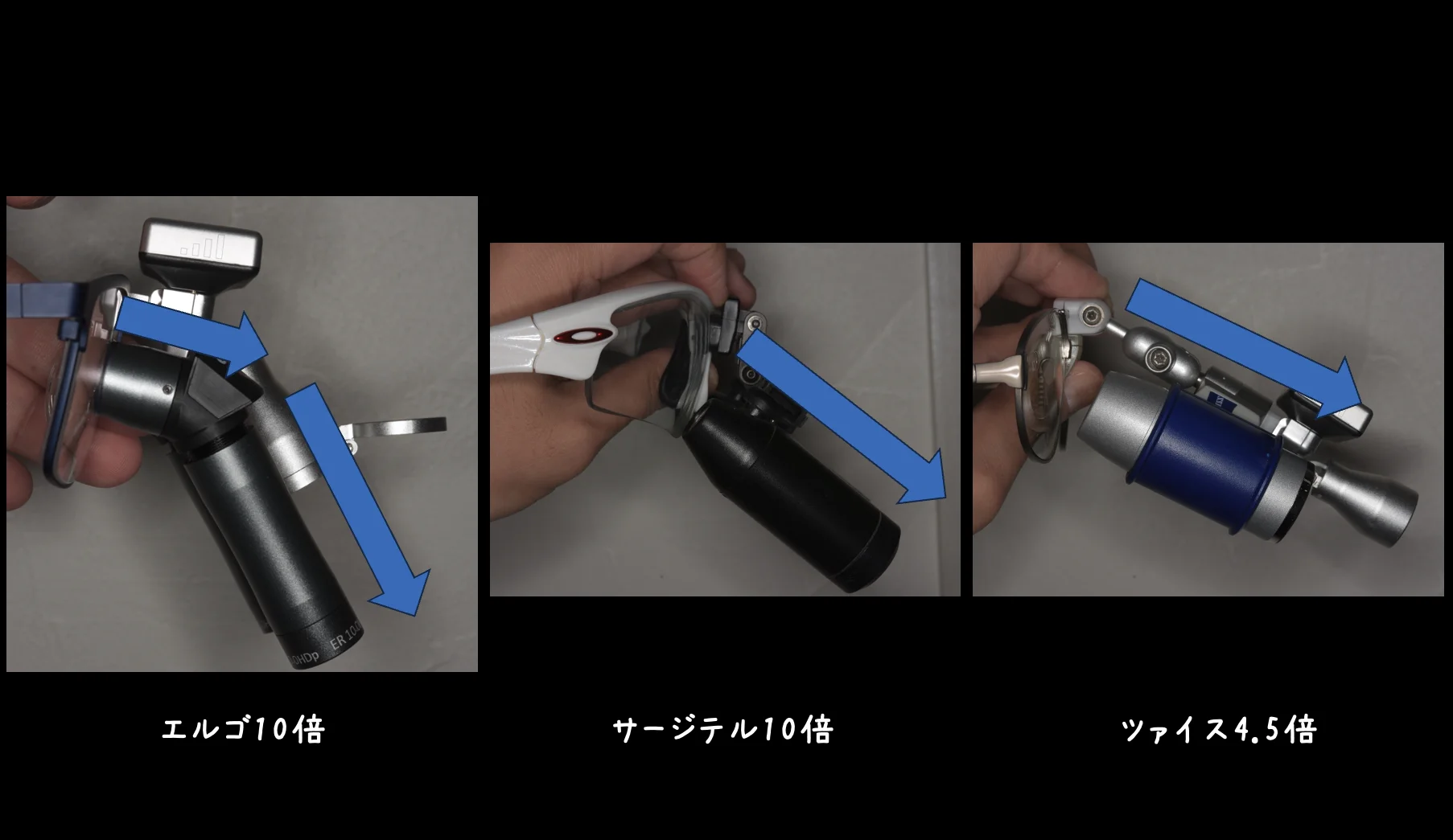 各ルーペの重心の位置